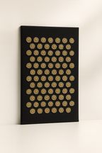 Tapis d'acupression V1 - Noir & Doré